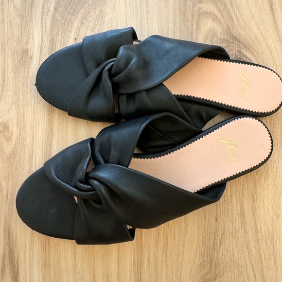 Jcrew Twisted-knot Sandals in Soft Leather - Picture 4 of 4